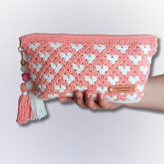 BOLSA Salmão com Corações