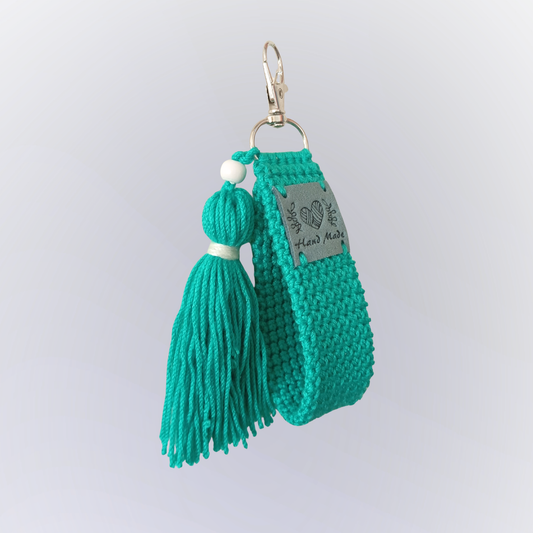 Porta-Chaves em Croché VERDE JADE