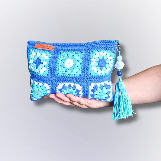 BOLSA Azul Mix Quadrados